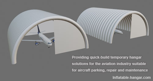 提供快速建造的临时机库帐篷